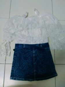 Pink Party Dress with Floral Detail and one small