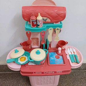 Chef Kitchen Toy Suitcase Model