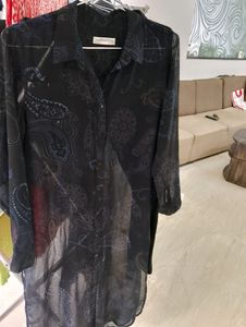 Black Kurta,Worn Twice,Pr- 300coins/₹