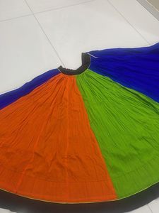 Elegant Blue Ethnic Skirt