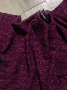 Deep Wine Chikenkari Kurti🤍🤍🤍🤍✨✨✨✨