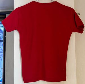 y2k red crop top 👠💋