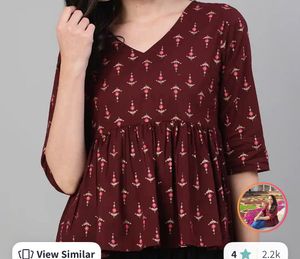 Stylish Maroon top
