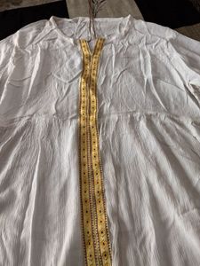 White Cotton Kurta