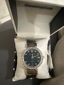 Charter Club Crystal-Studded Ladies Watch