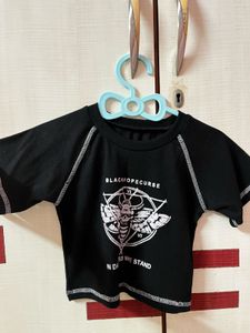 Black “Blackhopecurse” Graphic T-Shirt