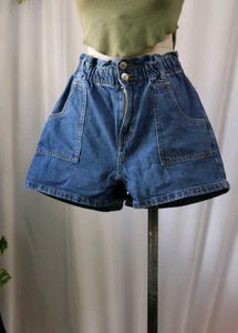 Nuon Denim High-Waisted Shorts