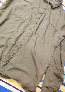 Pretty Olive Green Shirt 🎽😍❤️