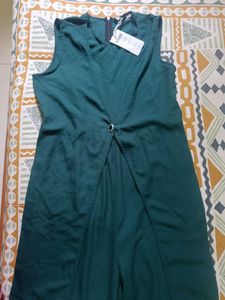 Emerald Green Jumpsuit - New with Tags