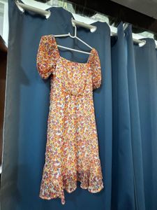 Floral Print Midi Dress