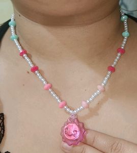 Beaded Pendant Necklace