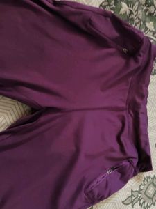 Purple Athleisure Pants