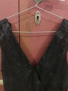 Black Sleeveless Bodysuit
