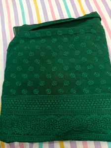 Elegant Embroidery Green Kurta