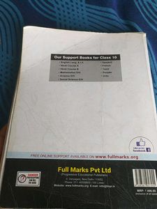 Full Marks 10th Cbse Science Book