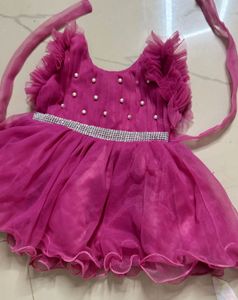 Pink Ruffle Dress