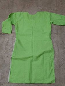 Mint Green Chikan Kari Fabric