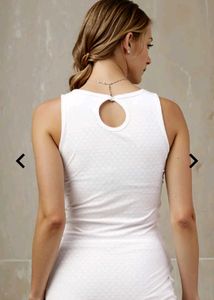Chic White Bodycon Mini Dress