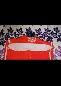 Mens Swimming Trunks - Red and White