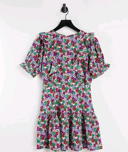 Floral Print Mini Dress