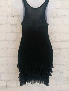 Ruffle Black Tops