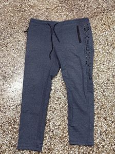 Blue Stretchable Casual Pant