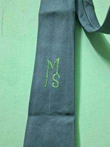 Stylish Grey Tie with Initials💙