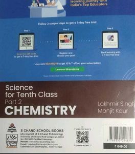 Lakhmir Singh Chemistry Class 10th Reference Book