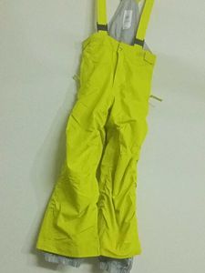 Neon Yellow Ski Bib Pants