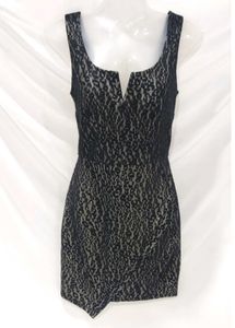 Bcx Animal Print Short Sheath Cocktail Dress
