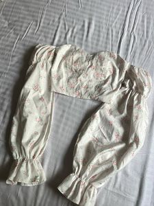 White Off Shoulder Top