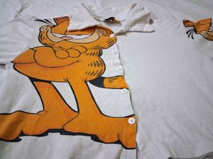 Vintage Garfield Button-Up Shirt