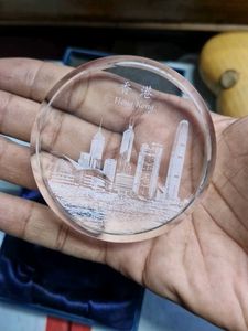 Hong Kong Skyline Paperweight