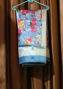 Silk Blend Saree Without Blouse
