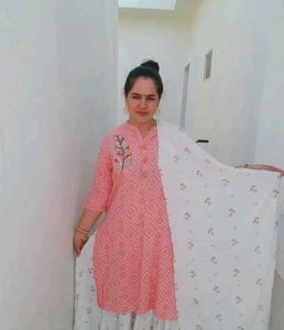 PLUS SIZE GHAGHRA AND KURTI SET