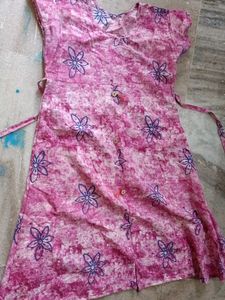 Green Printed Kurti set of 2