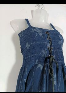Dark Blue Dress With Coat ( Woman)