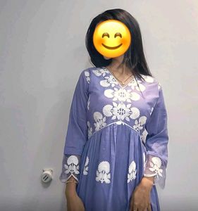 Elegant Purple Kurta Set