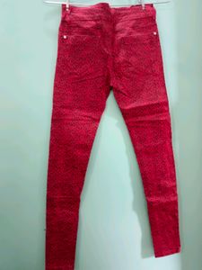 Animal Print Jeans
