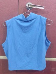 Blue Sleeveless Top