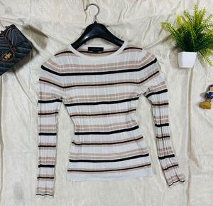 Striped Long Sleeve Top