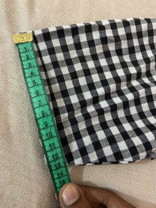 Checkered Spread CollarCasual Shirt
