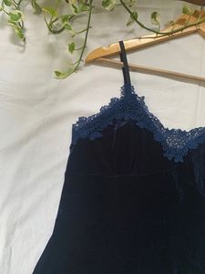 Lace Velvet Dress