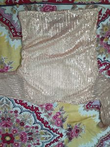 Rose Gold Sequin Top