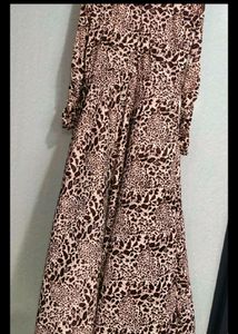 TIGER PRINT GOWN.