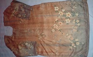 Floral Print Kurti satin