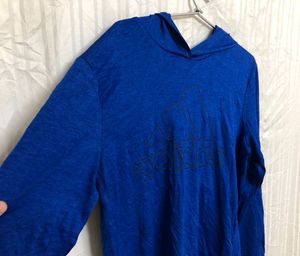 Adidas Blue Long Sleeve Hoodie