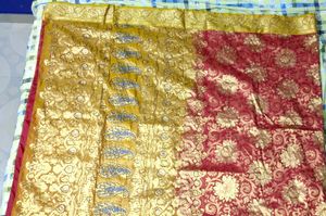 Pure Kanchivaram Pattu Saree With Maggam Design