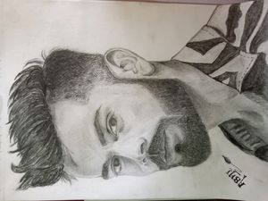 Selling A Sketch Of Virat Kohli