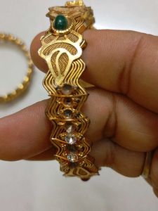 1Gram Gold  Bangles 2.4 Size